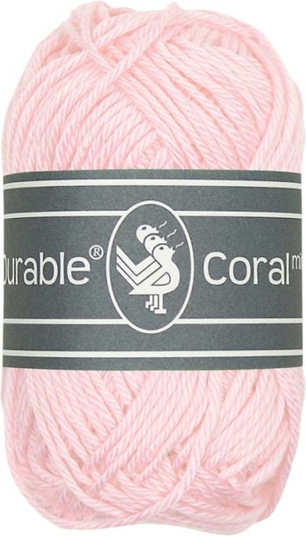 Durable Coral Mini 20 g – 100 % merzerisierte Baumwolle