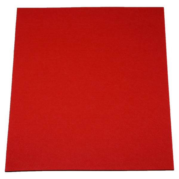 3,0 mm Filzplatten TRENDY -37,5 cm x 50 cm-Mohnrot
