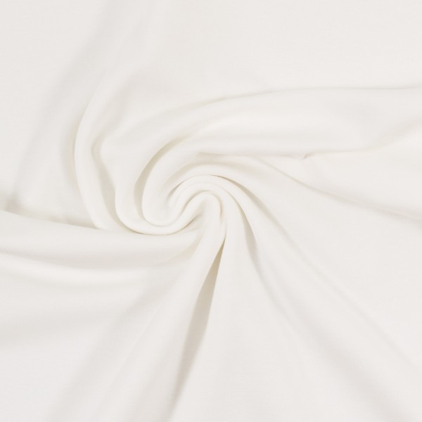 Bündchen-Heike-50er Schlauch-glatt-Weiß