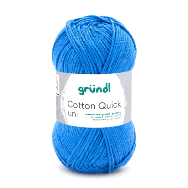 Cotton Quick Uni von gründl-Mittelblau