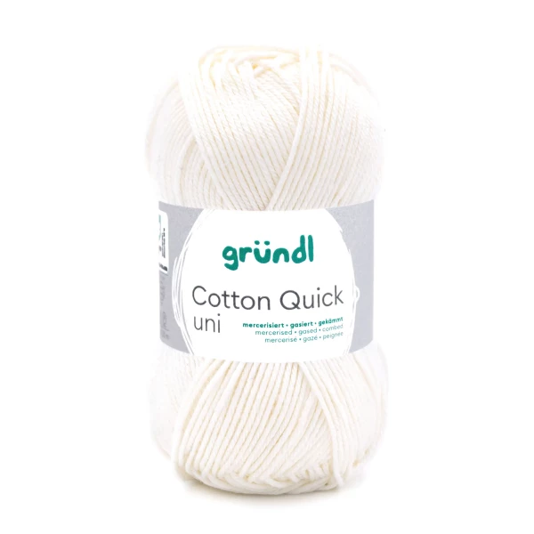 Cotton Quick Uni von gründl-Weiß