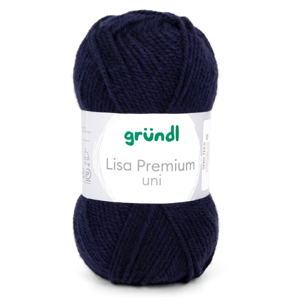Lisa Premium Uni von gründl-Marine-10 Stück
