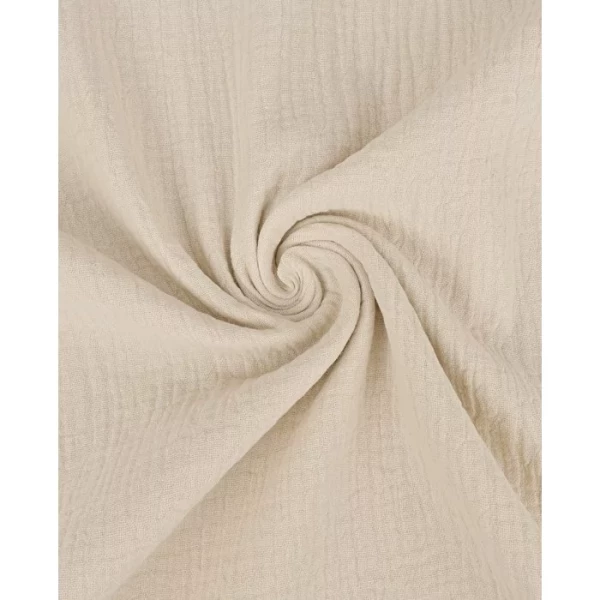Musselin Extrabreit XXL Beige 652