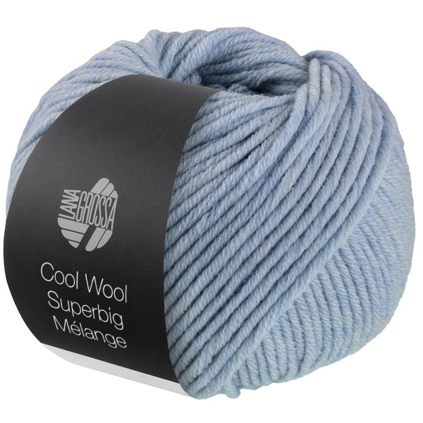 Cool Wool Superbig Melange-Hellblau
