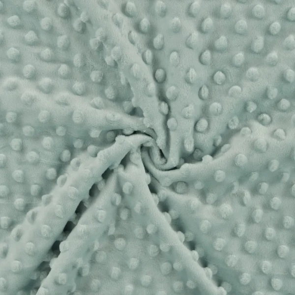 Minky Stoff-Chantal-Dusty-Mint