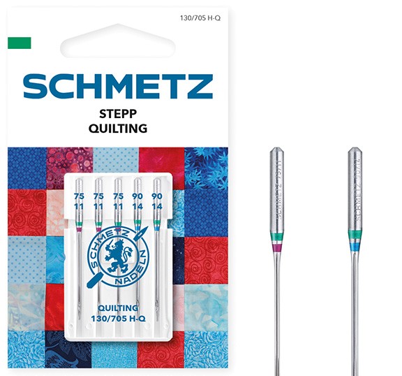 SCHMETZ Stepp-Nadeln 130/705 H-Q – Quilt-Nadeln für Patchwork