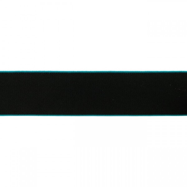 Gummibänder-40mm-farbiger Rand-Petrol