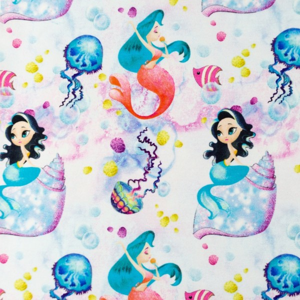 Jersey-Digital, Gedrucktes Schönes Meerjungfrauen Muster