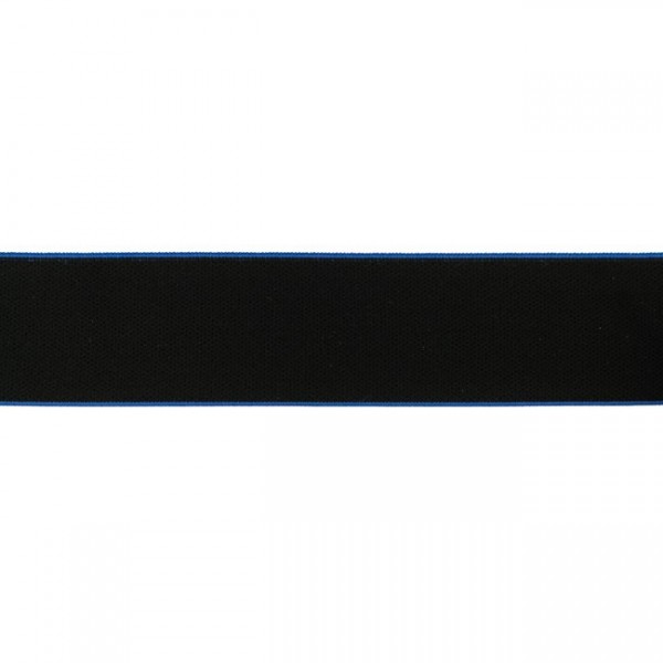 Gummibänder-40mm-farbiger Rand-Kobalt