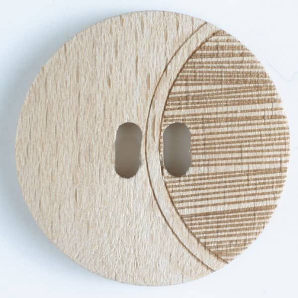 HOLZKNOPF - GRÖSSE: 20MM - FARBE: BRAUN