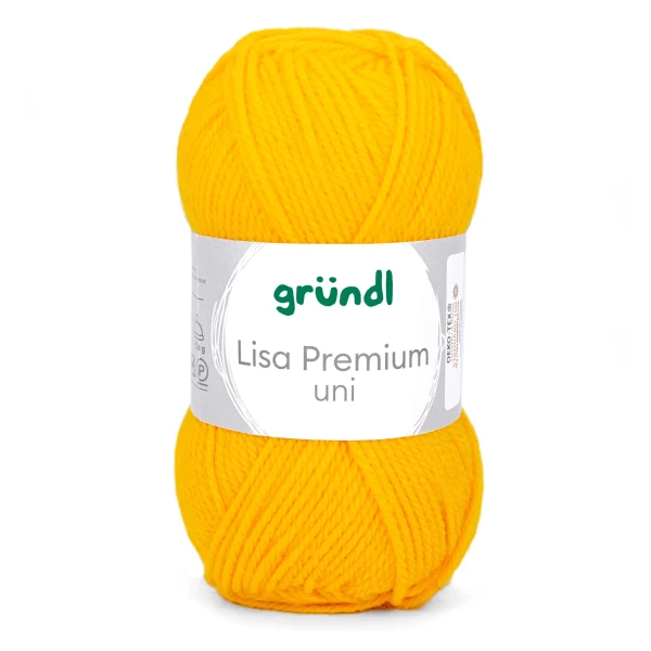 Lisa Premium Uni von gründl-Maisgelb