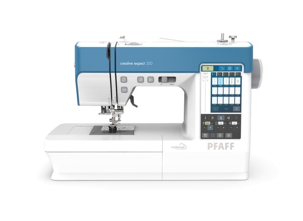 PFAFF® creative expect™ 350 inkl. Stickeinheit – Näh- & Stickmaschine mit WLAN, Touchscreen & 180 St