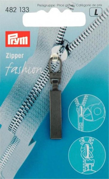 Fashion-Zipper, Classic, schwarz