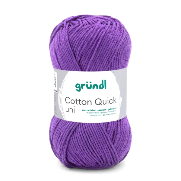 Cotton Quick Uni von gründl-Violett