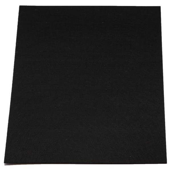 3,0 mm Filzplatten TRENDY -37,5 cm x 50 cm-Schwarz
