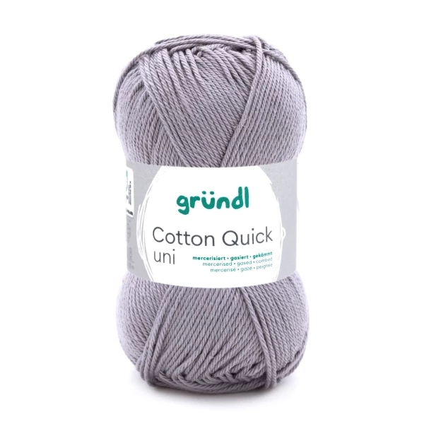 Cotton Quick Uni von gründl-Silbergrau