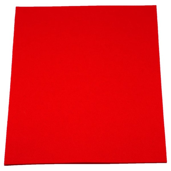 3,0 mm Filzplatten TRENDY -37,5 cm x 50 cm-Rot