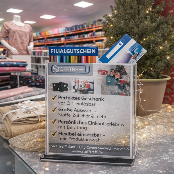 Filialgutschein Saalfeld – Gutschein vor Ort einlösbar