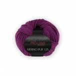 Merino Pur 125 Wolle-Handstrickgarn-Violett