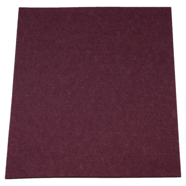 3,0 mm Filzplatten TRENDY -37,5 cm x 50 cm-Burgund