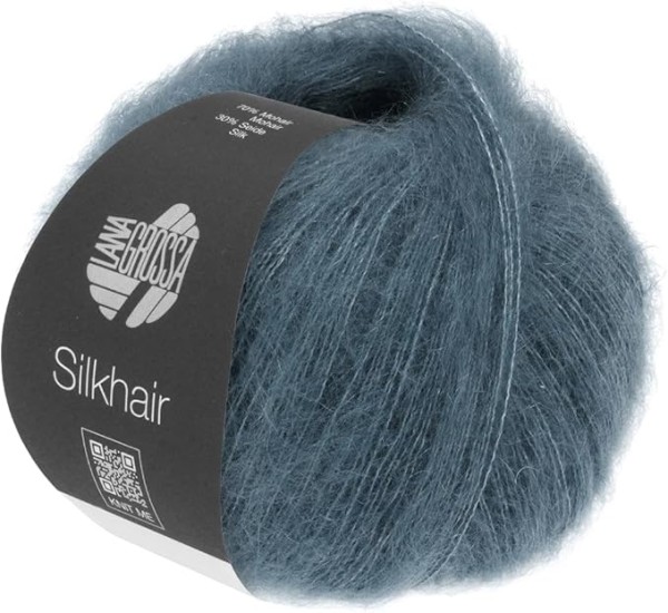 LANA GROSSA Silkhair Rauchblau