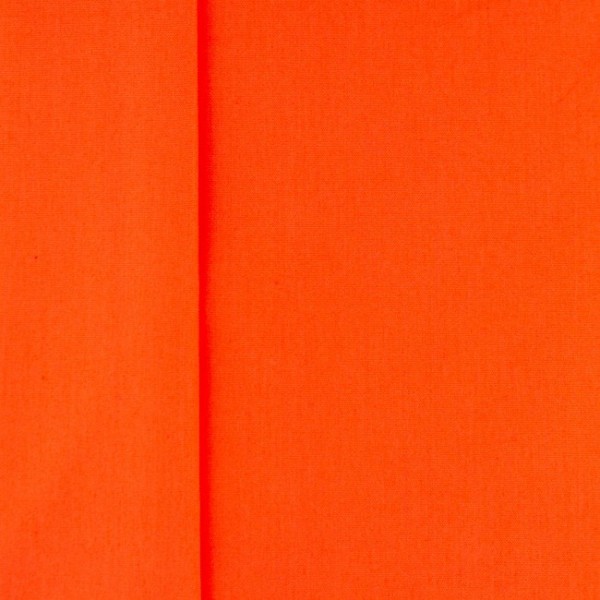 Weicher Popeline Baumwollstoff Poppy - Orange