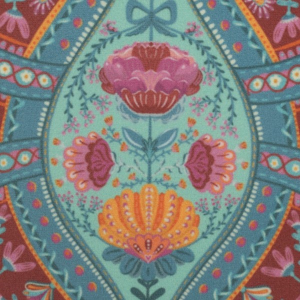 Dekostoff Bedruckt Boho Velvet by Bienvenido Colorido