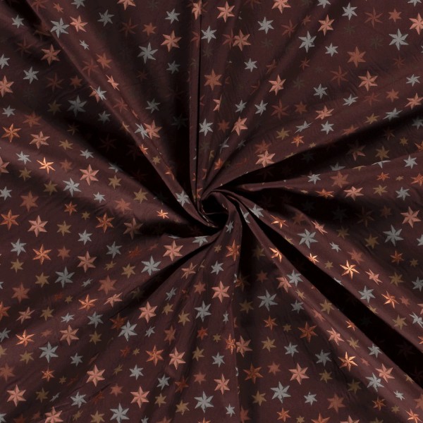 Baumwolle-Weihnachtsmotiv-Sterne