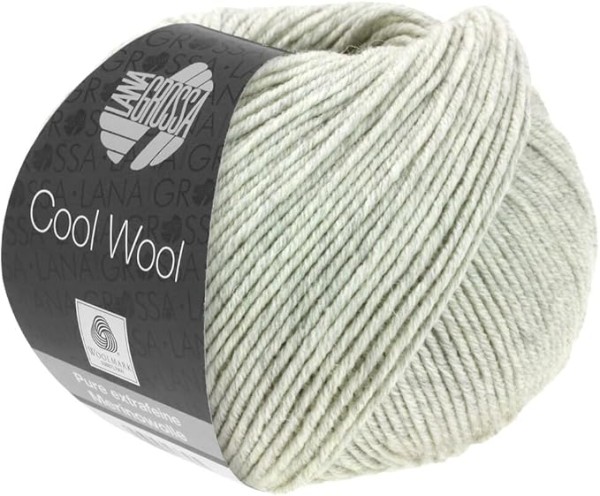 LANA GROSSA Cool Wool Melange Hellgrau Meliert