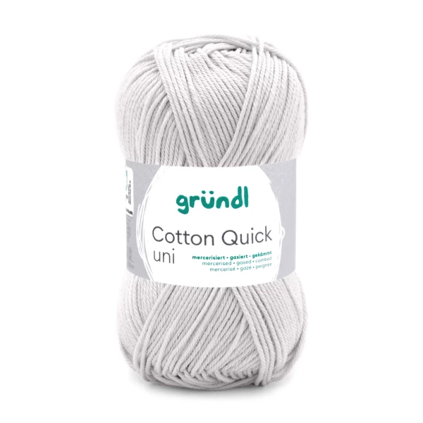 Cotton Quick Uni von gründl-Lichtgrau