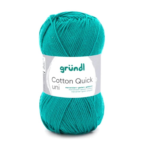 Cotton Quick Uni von gründl-Smaragd