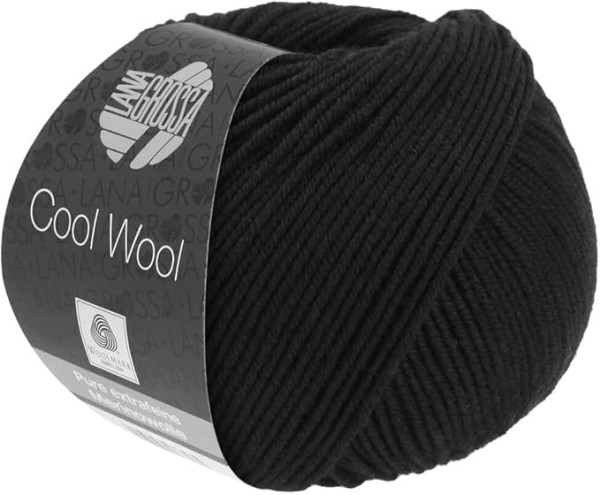 LANA GROSSA Cool Wool Uni Schwarz