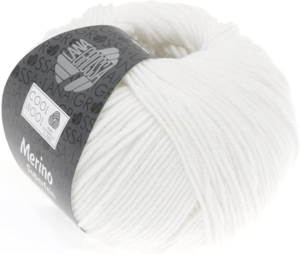 LANA GROSSA Cool Wool Uni Weiß