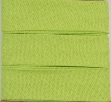 Baumwoll-Schrägband Uni Lime