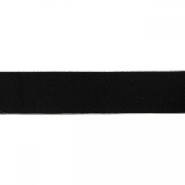 Gummibänder-40mm-farbiger Rand-Grau