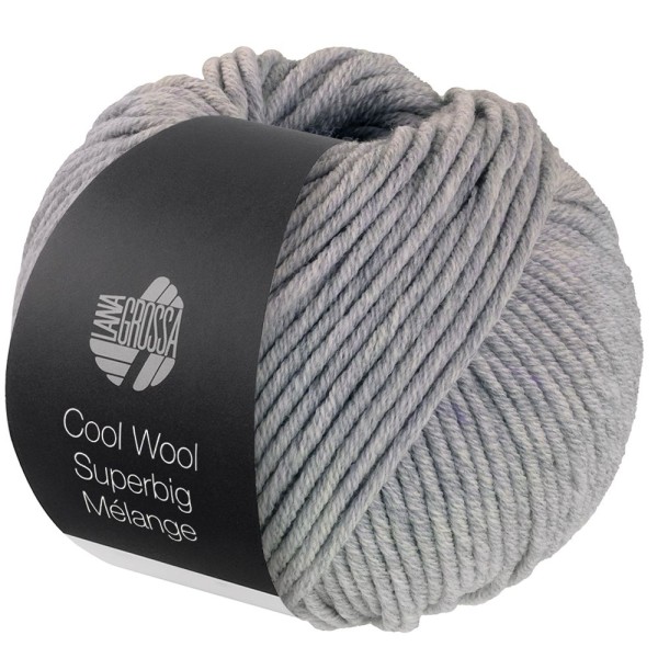 Cool Wool Superbig Melange-Hellgrau