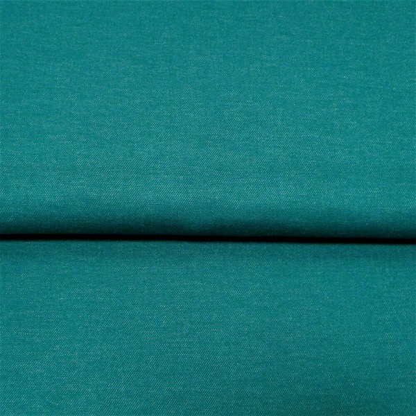 Hochwertiger Jeansjersey-Silke-Petrol