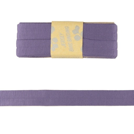 Viskose-Schrägband-Uni-Lavendel