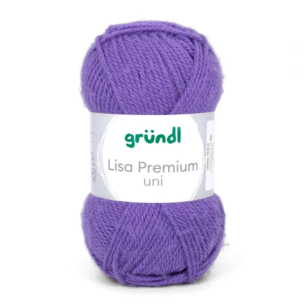 Lisa Premium Uni von gründl-Lila-10 Stück