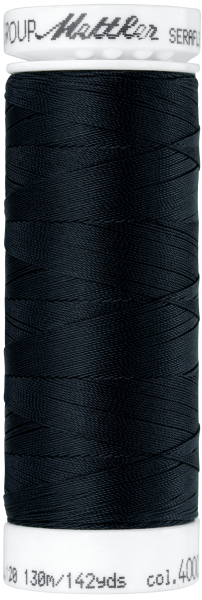 SERAFLEX®-Elastisches Nähgarn-130m-Black