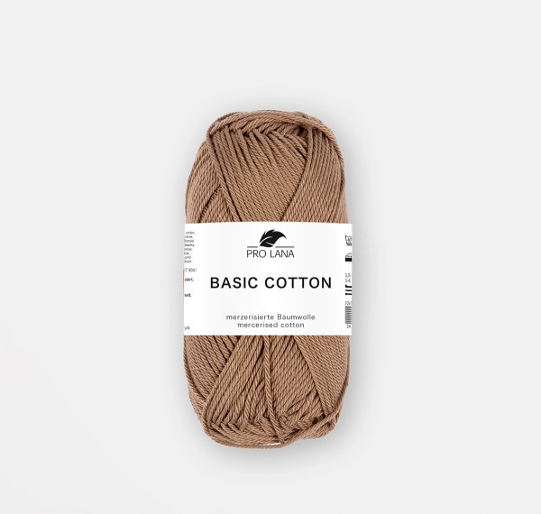 Basic Cotton Baumwoll-Häkelgarn-Nougat
