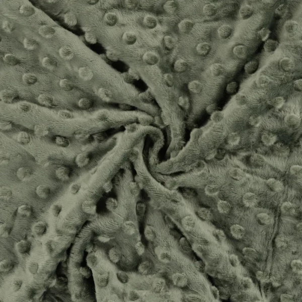 Minky Stoff-Chantal-Khaki