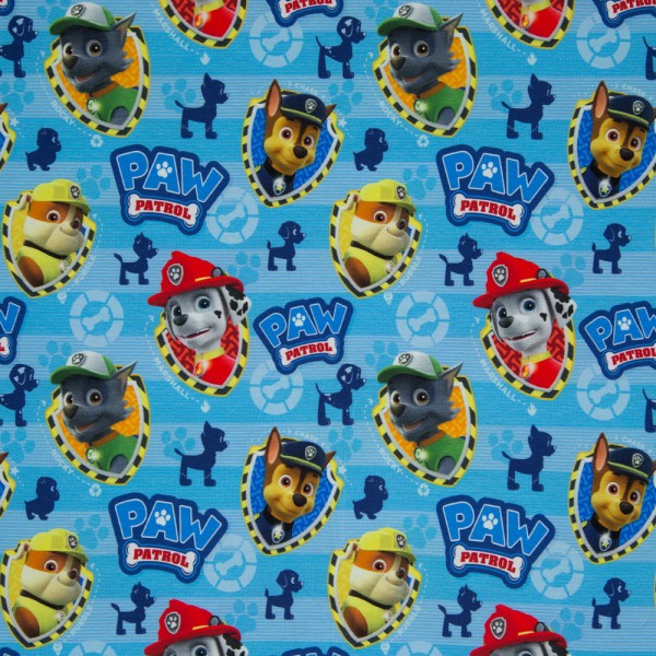 Jersey-Digital, Gedruckt Blaues Paw Patrol Muster