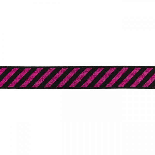 Gummibänder-25 mm-Streifen-Pink