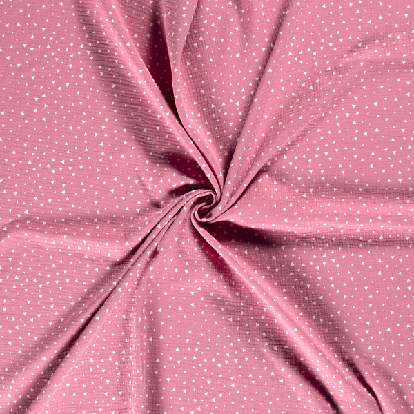 Musselin-Bärbel-Dreiecke-Pink