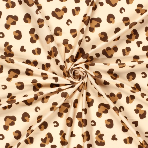 Swimwear Jersey UPF 50 Recycled Digitaldruck Panther Beige