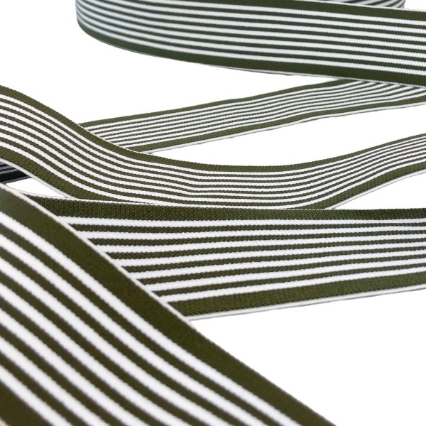 Elastic Colour Line Small Stripe – 40 mm elastisches Band mit Streifen | 737R