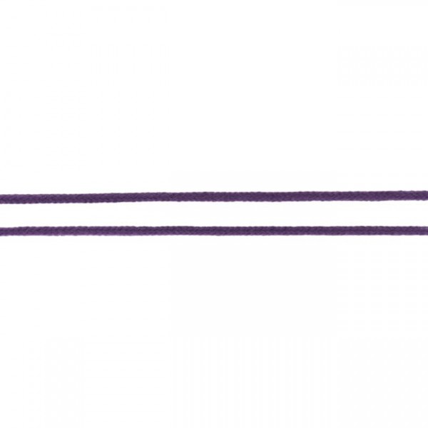 Hochwertige Baumwollkordel-5 mm-Violett