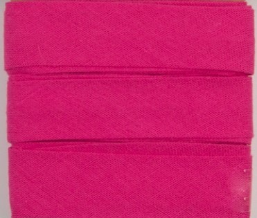 Baumwoll-Schrägband Uni Pink