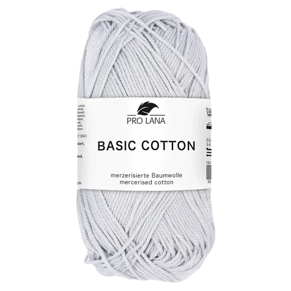 Basic Cotton Baumwoll-Häkelgarn-Nebel